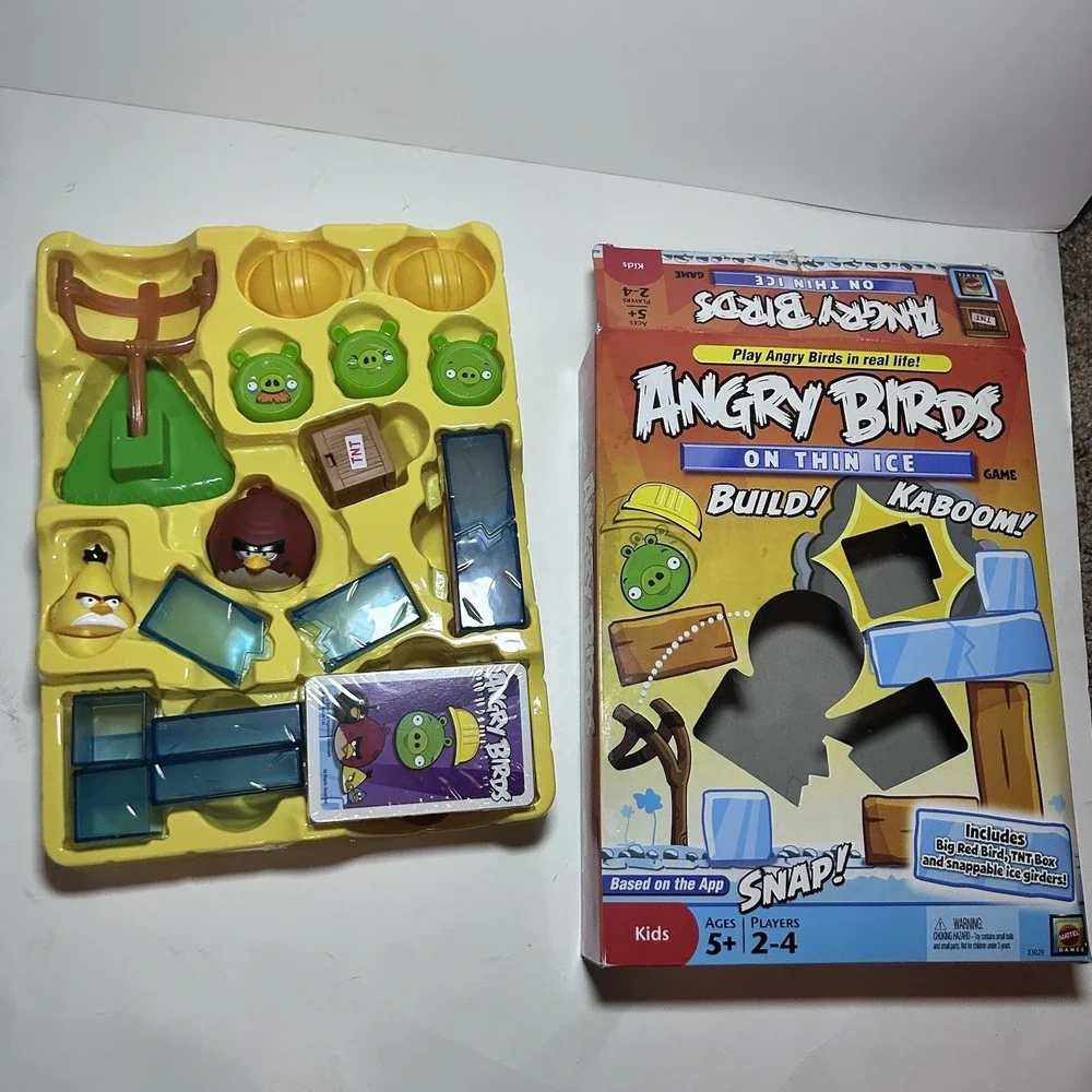 ANGRY BIRDS On Thin Ice GAME Mattel 2011 NEW